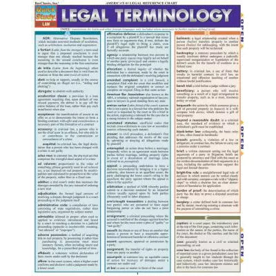 LEGAL TERMINOLOGY - New (SKU: 11797214)