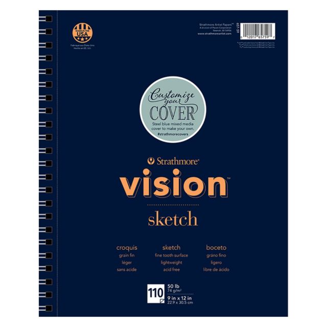 VSN SKTCH PAD 9X12 110SH(6)