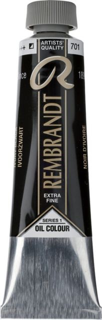 REMBRANDT OIL 40ML IVORY BLACK  701