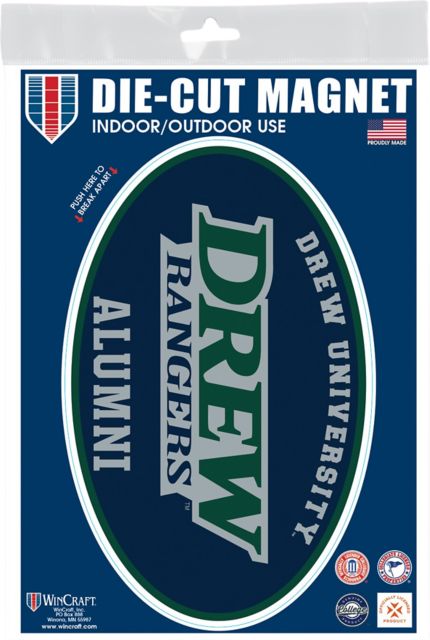 Drew University 3.5x5.5 Macot Alumni Magnet
