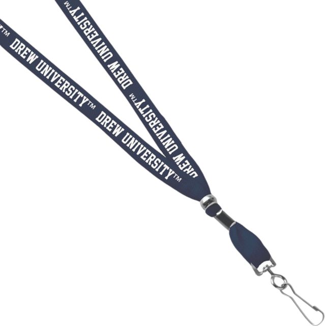 Drew University 3-8'' J Hook Lanyard