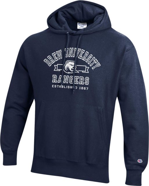 Drew University Rangers Reverse Weave Hood