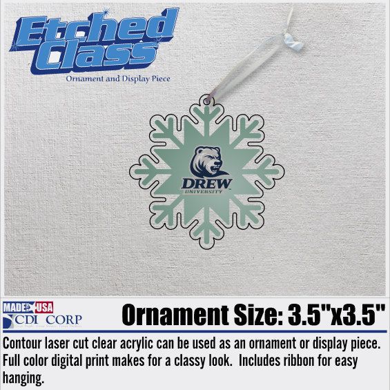 Drew University 3 x 4 Ornament