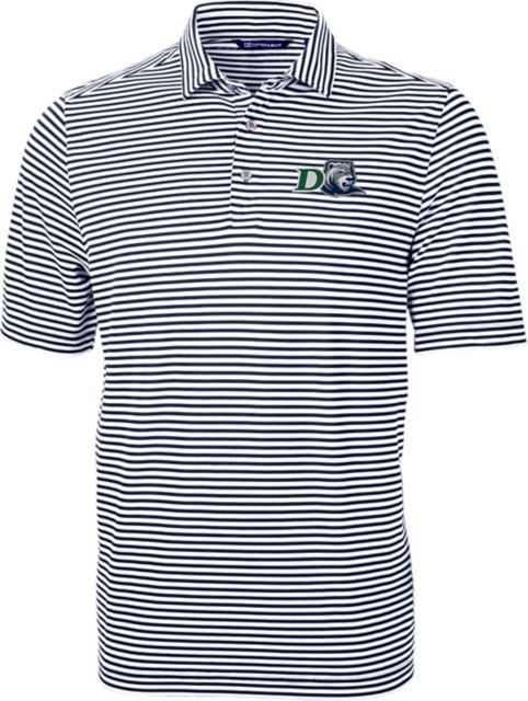 Drew University Striped Eco Polo