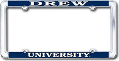 Drew University Thin Dome License Plate Frame