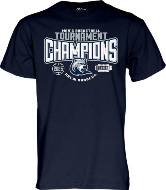 Drew University Men's Basketball 2025 Landmark Tournament Champions Short Sleeve T-Shirt