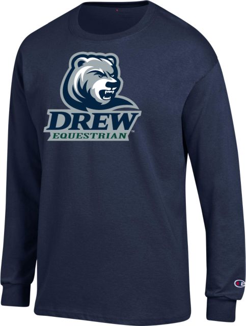 Drew University Champion Long Sleeve T Shirt Drew Rangers Equestrian - ONLINE ONLY