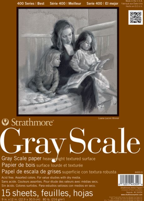 80# GRAY SCALE PAD 15 SHEETS